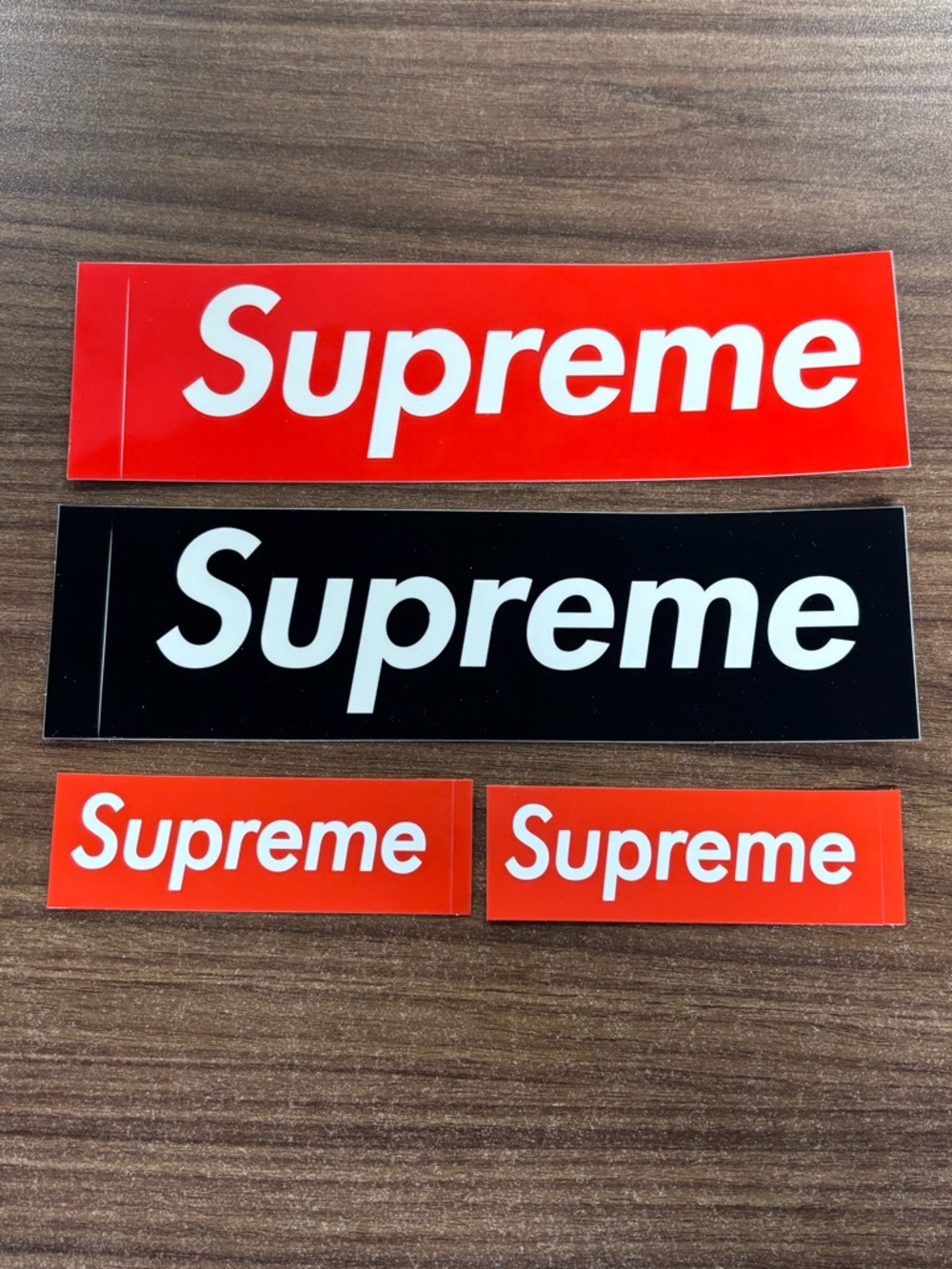 Supreme Black Box Logo + Red Box Logo + 2 Supreme Mini Red Box Logo